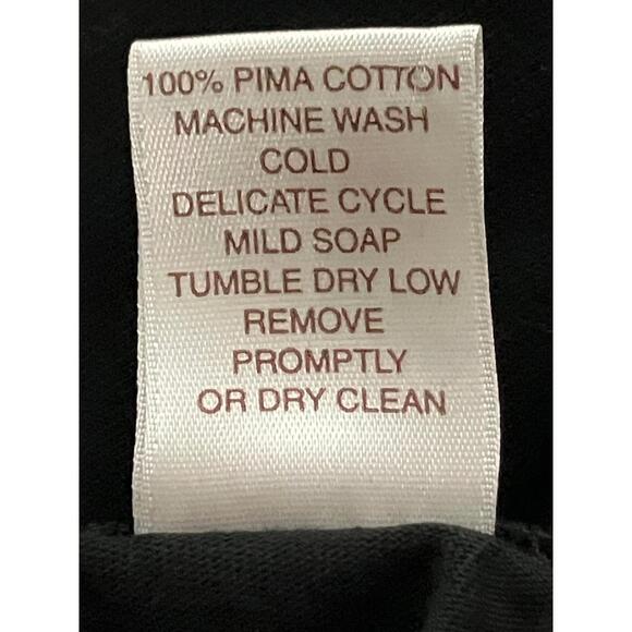 Peruvian Connection Black Pima Cotton Skirt XL - Picture 8 of 8